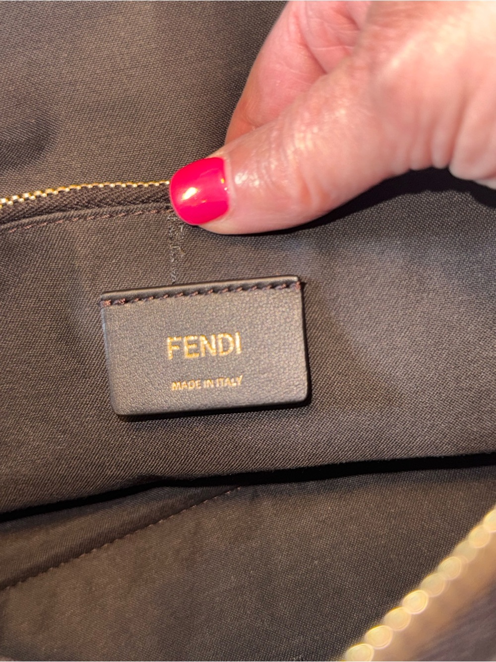 Fendi Taupe BY THE WAY BAG with Pink PYTHON Handles and Beige PYTHON Clochette - Picture 6 of 10